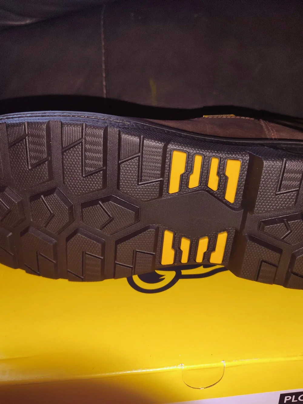 Men's Brown Work Boots - Steel Toe